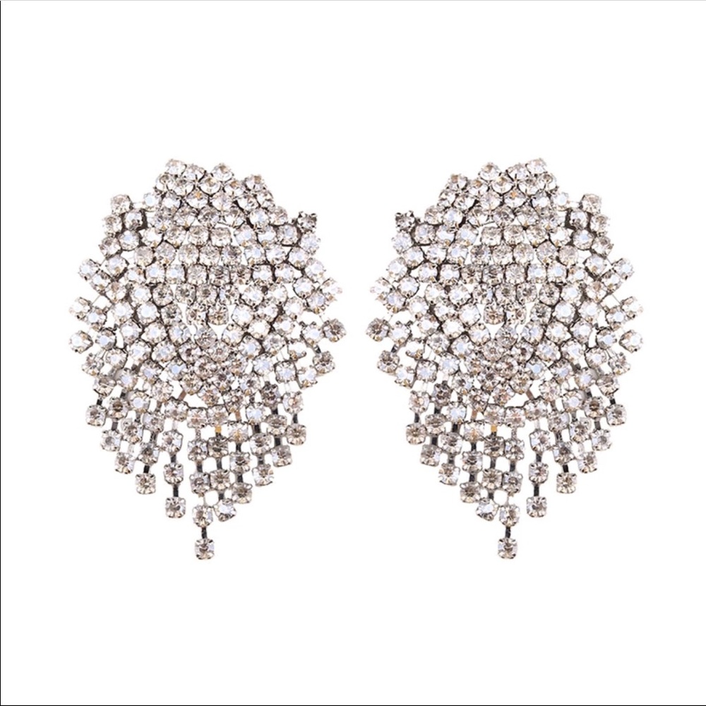 Women fashion silver earring